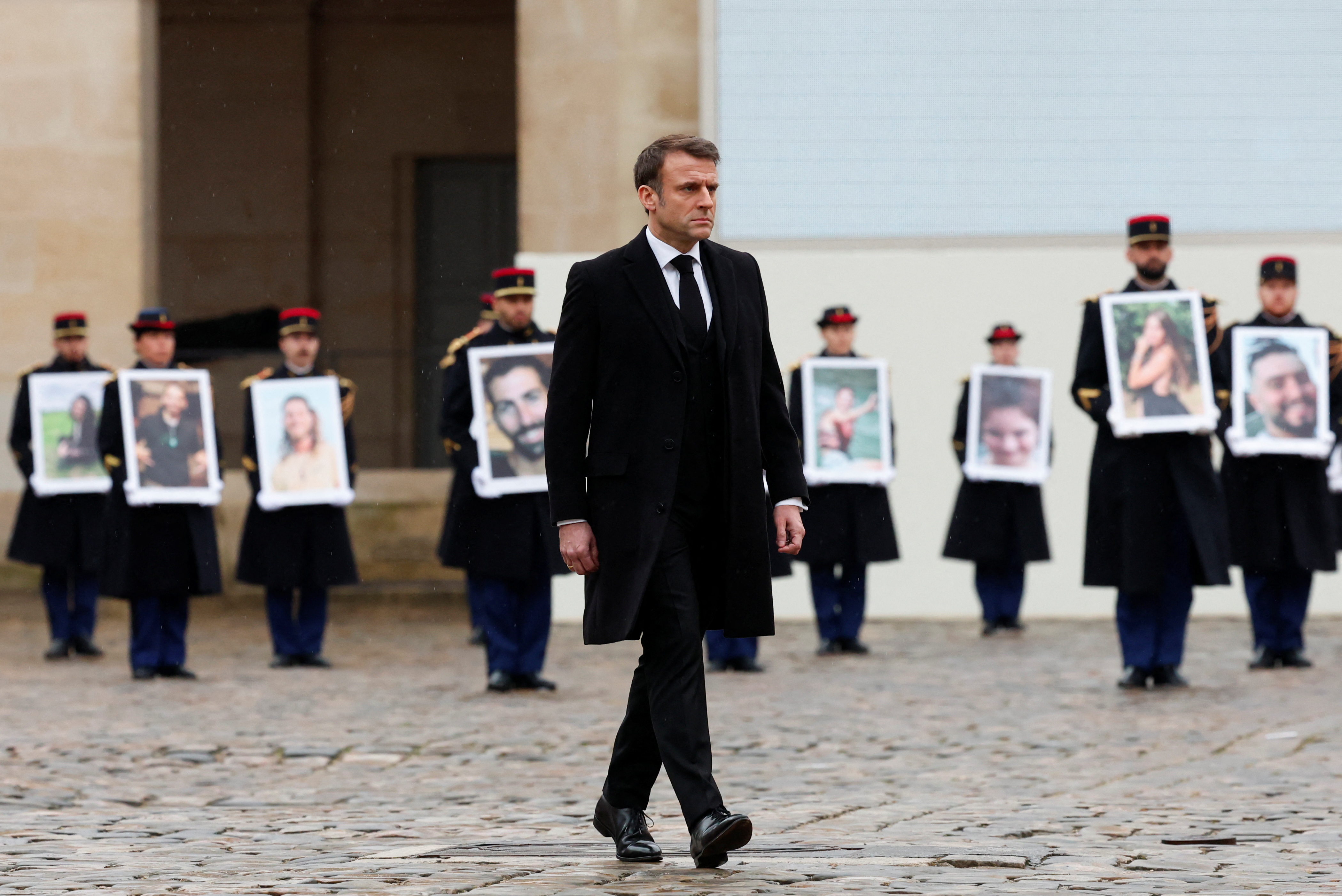 Tribute ceremony in Paris to the French victims in Hamas attacks