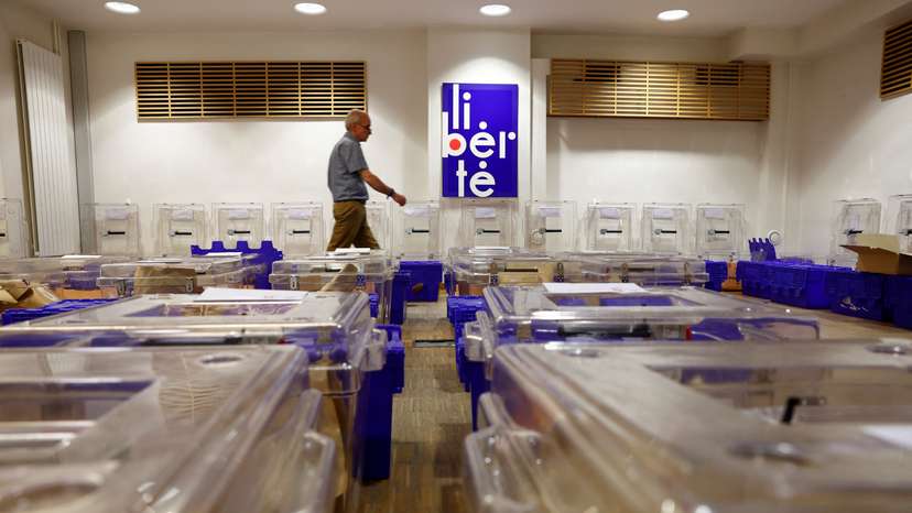 French local authorities prepare ballots for the 2024 snap legislative elections