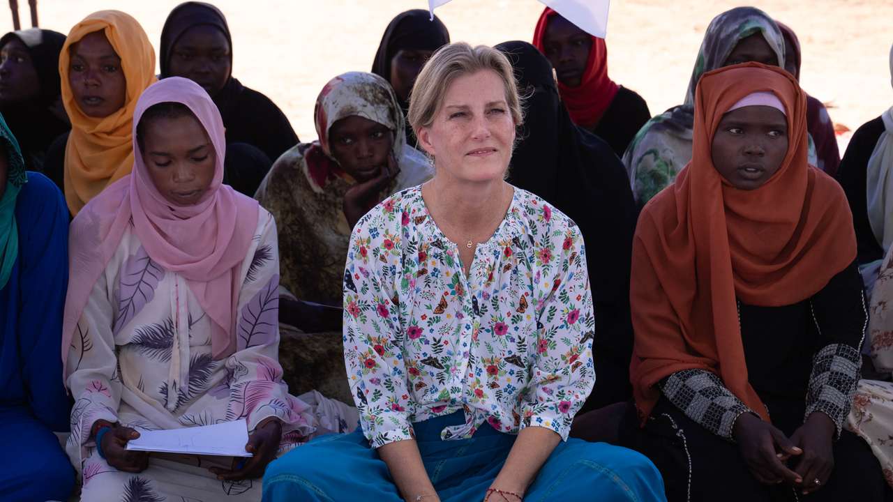 Duchess of Edinburgh visit to Chad