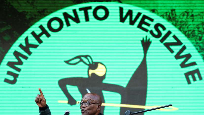 FILE PHOTO: Former South African President Zuma's new party launches election manifesto
