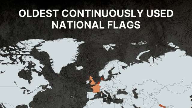 Some national flags have been waving proudly for centuries, unchanged through revolutions, wars,
