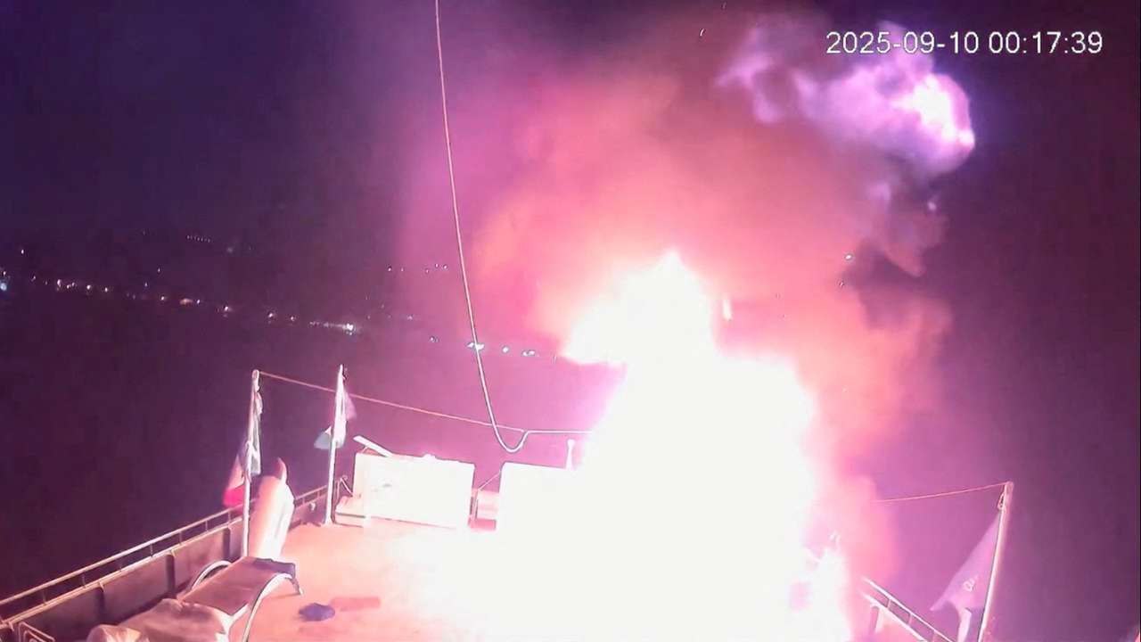 Flotilla for Gaza reports second drone attack on boat at Tunisian port