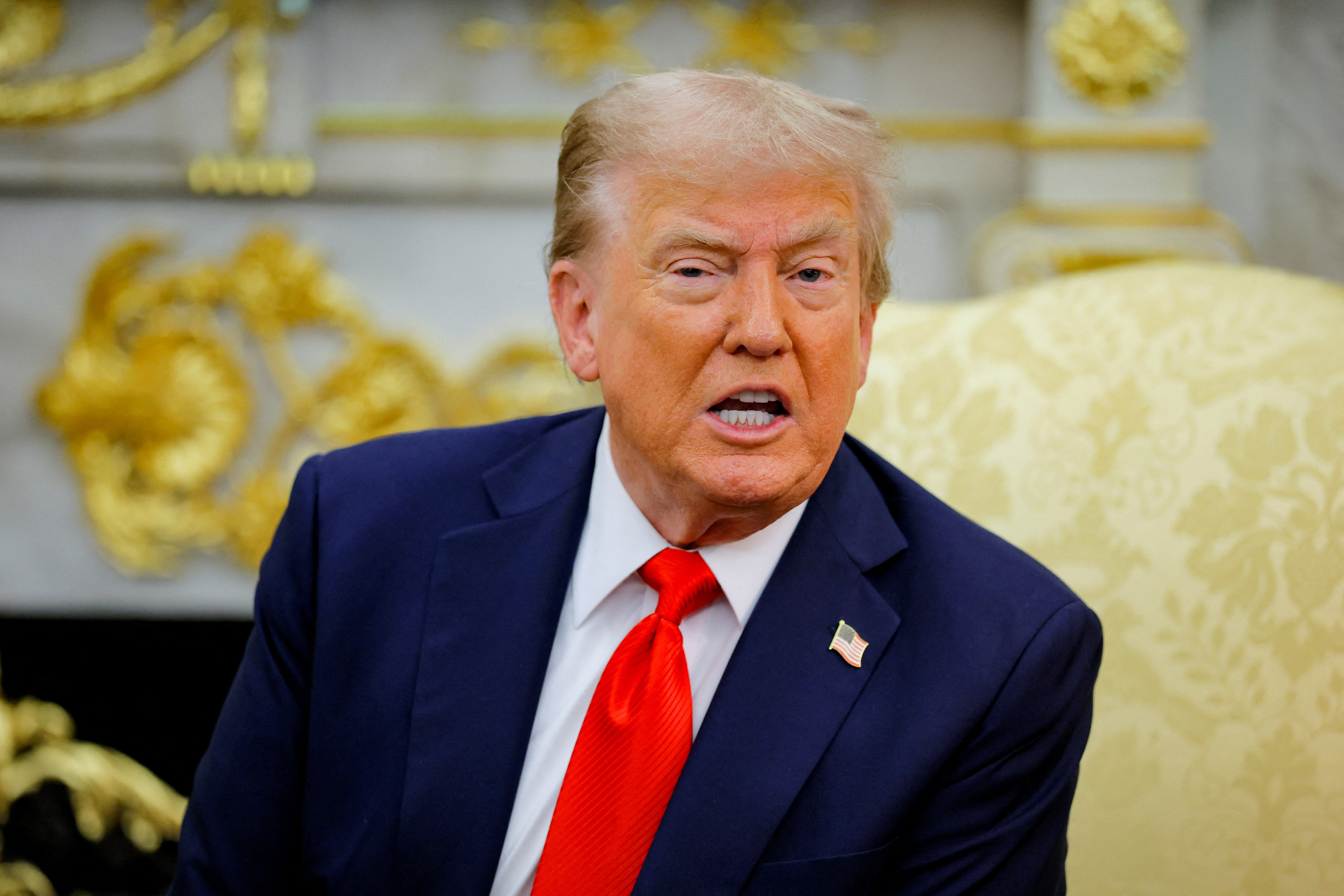 U.S. President Donald Trump meets Polish President Karol Nawrocki in Washington