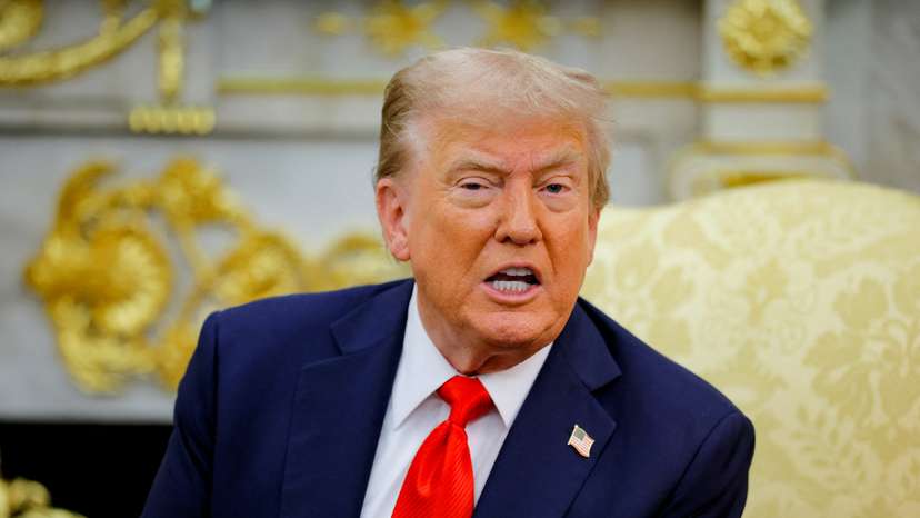 U.S. President Donald Trump meets Polish President Karol Nawrocki in Washington