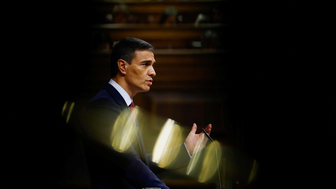 An investiture plenary session is held at the Spanish parliament, in Madrid