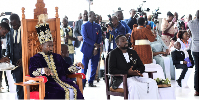 Kyabazubga William Gabulla Nadiope IV at Christ’s Cathedral ahead of his wedding