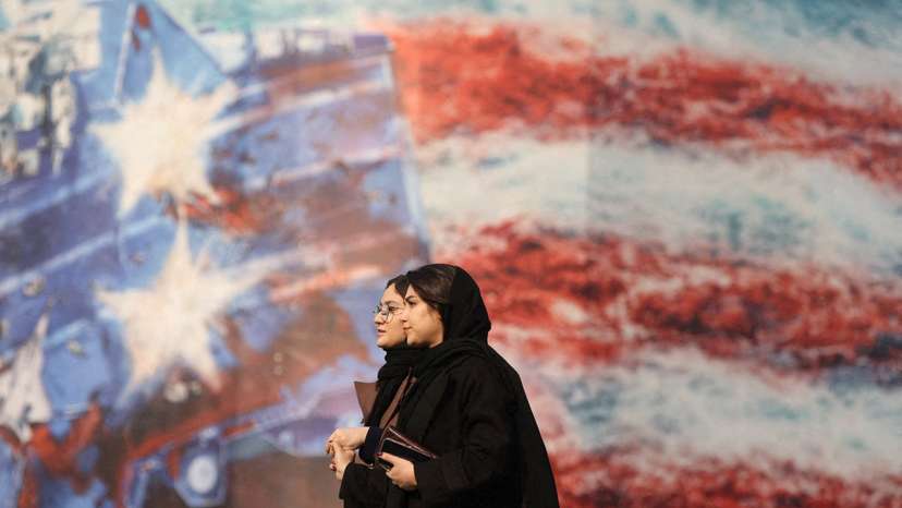 Anti-U.S. billboard in Tehran