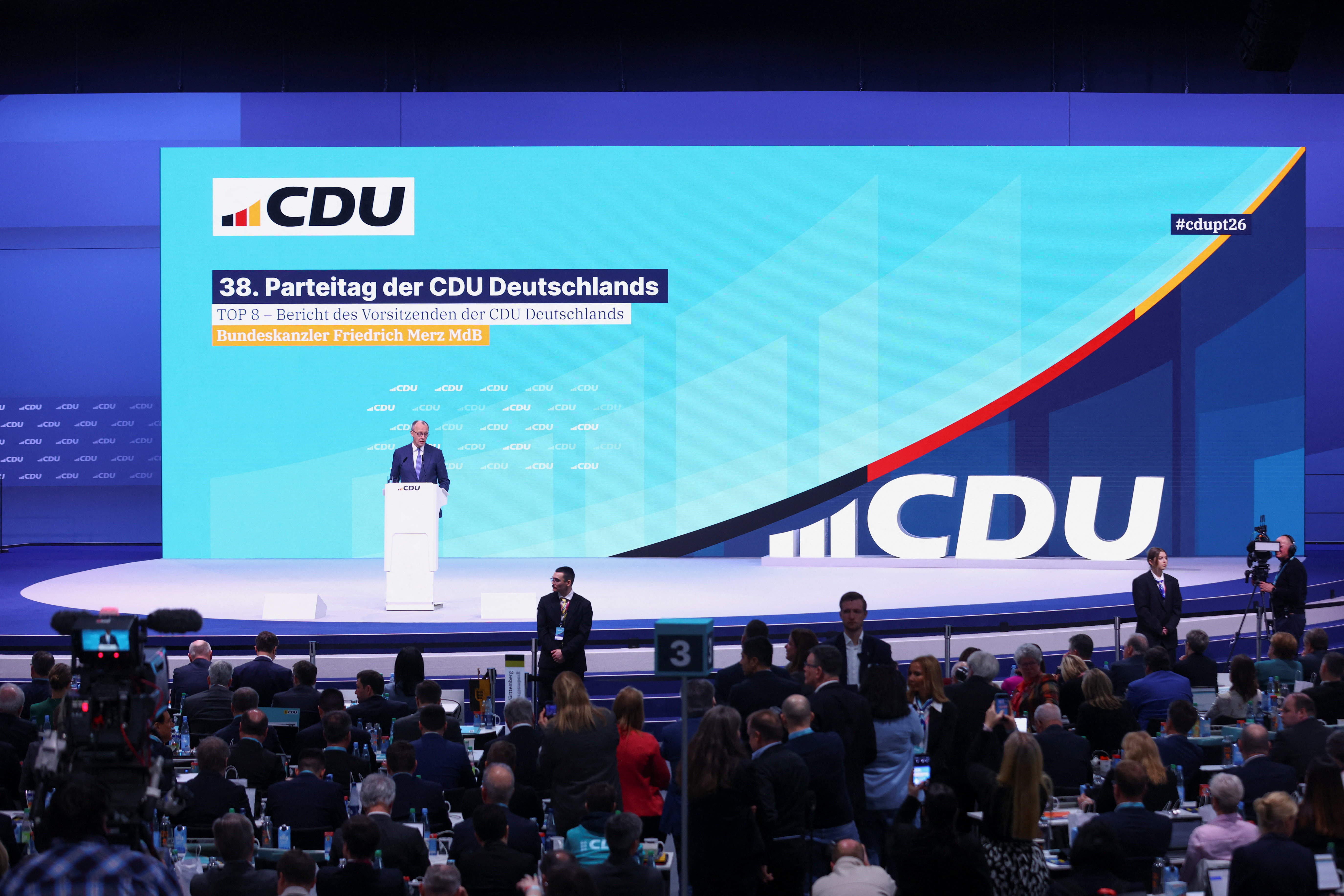 Christian Democratic Union (CDU) party congress in Stuttgart