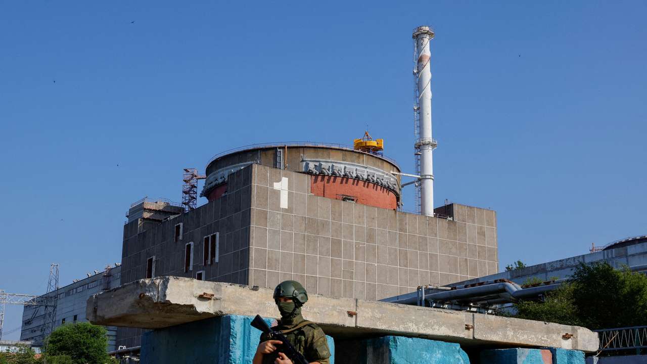 FILE PHOTO: IAEA expert mission visits Zaporizhzhia Nuclear Power Plant