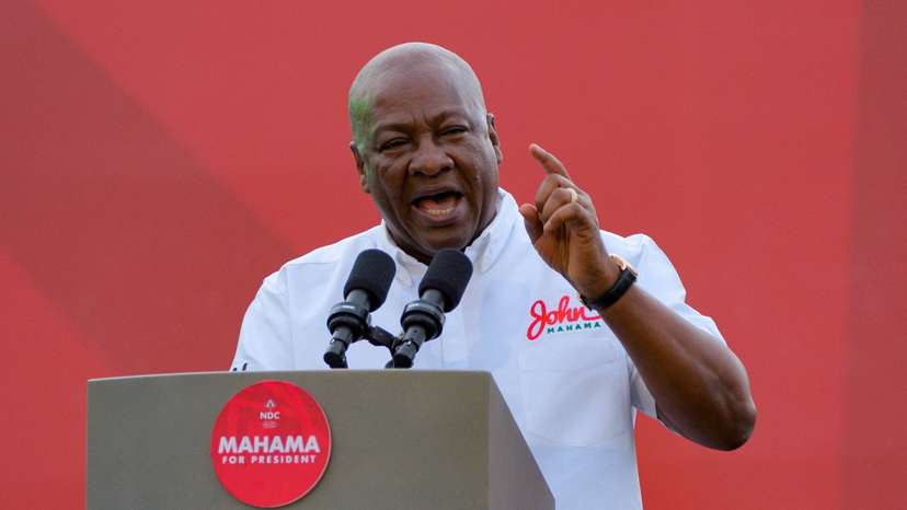 Ghana's NDC party campaign launch ahead of December elections, in Tamale