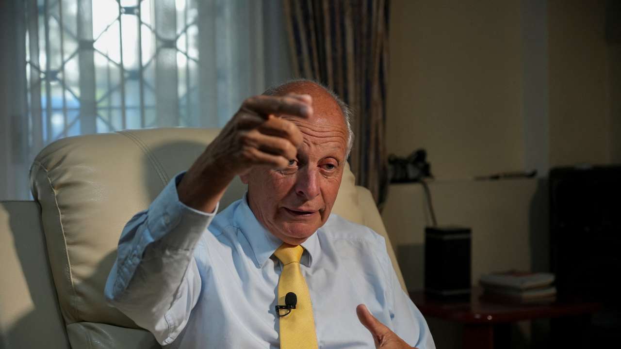 Gustavo Salle, a lawyer and recently elected congressman, speaks to Reuters