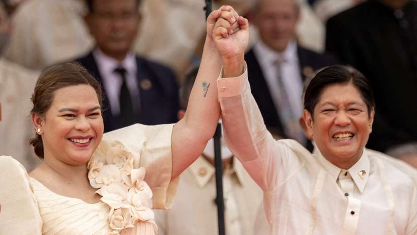 FILE PHOTO: Philippines swears in Ferdinand Marcos Jr as new president
