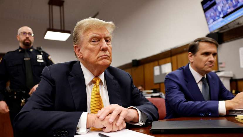 FILE PHOTO: Former President Donald Trump's Hush Money Trial Continues In New York