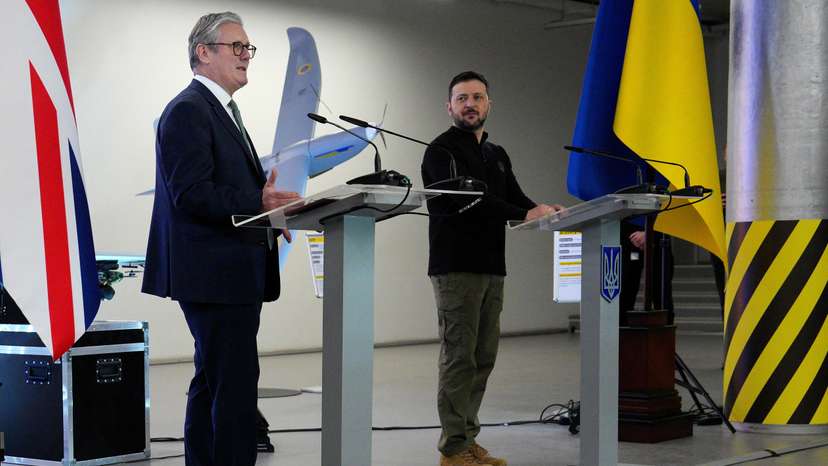 British Prime Minister Keir Starmer visits Ukraine