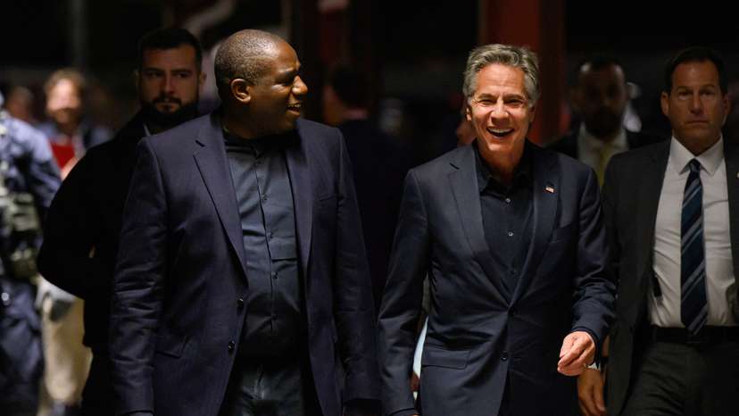 U.S. Secretary of State Blinken and Britain's Foreign Secretary Lammy travel to Ukraine