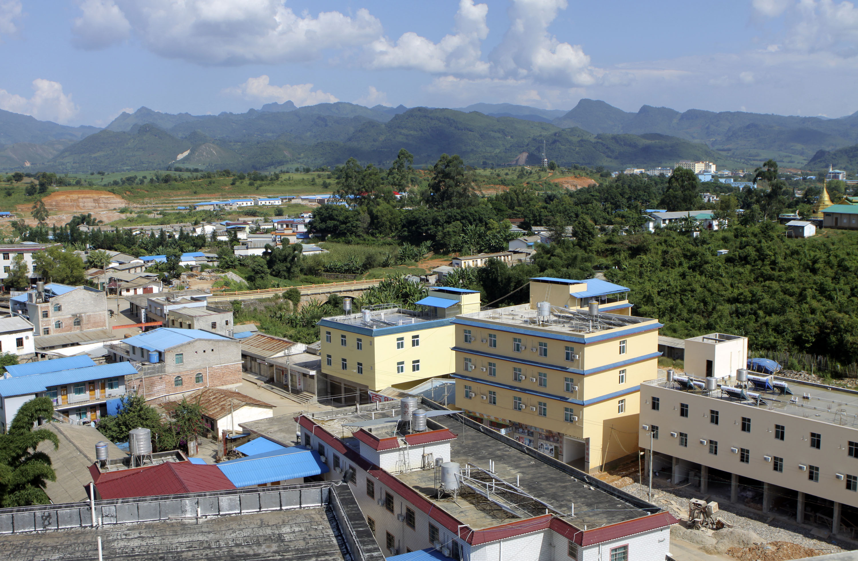 FILE PHOTO: A general view shows Laukkai, the capital of Myanmar's Kokang region