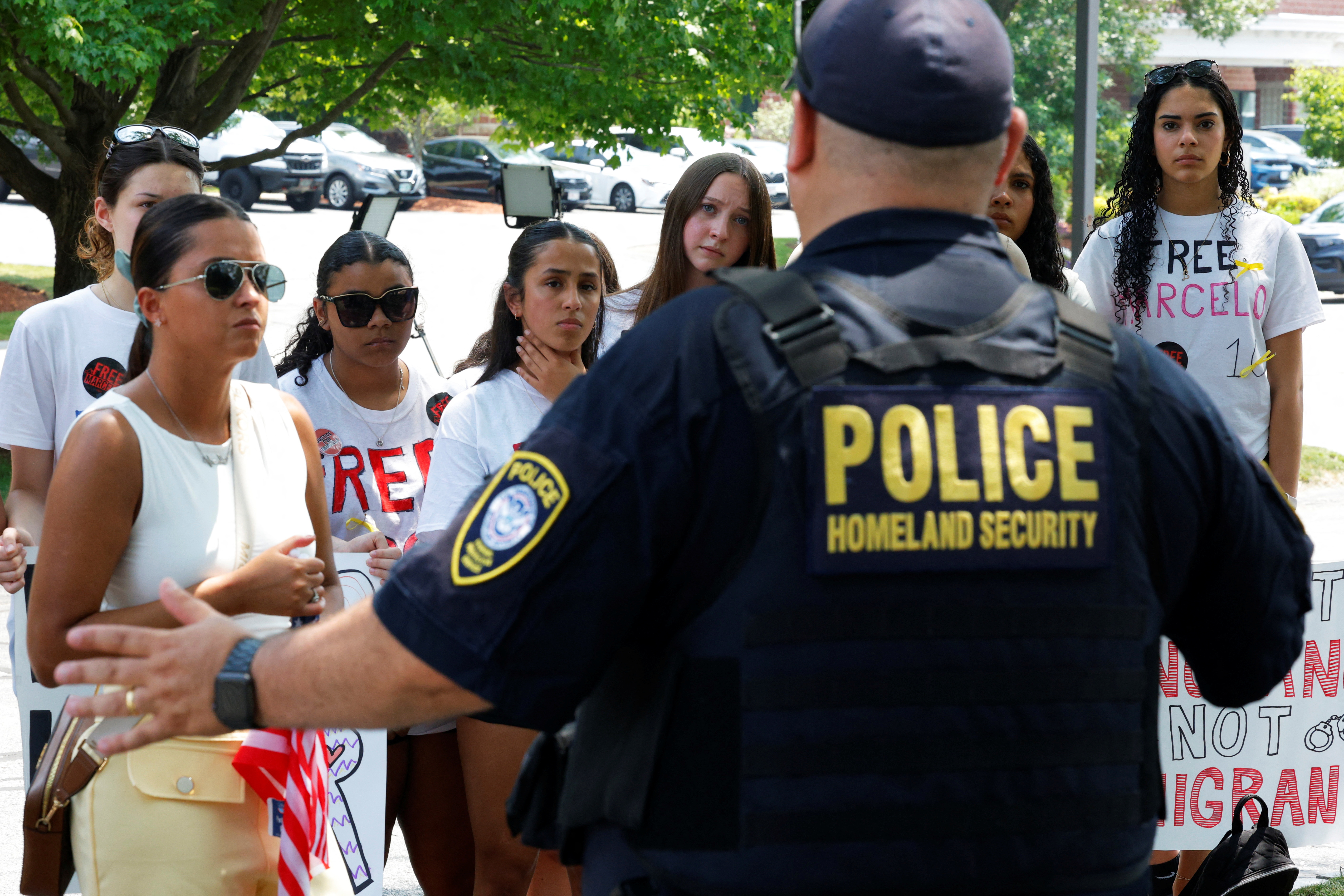 Immigration court hearing for Marcelo Gomes in Chelmsford