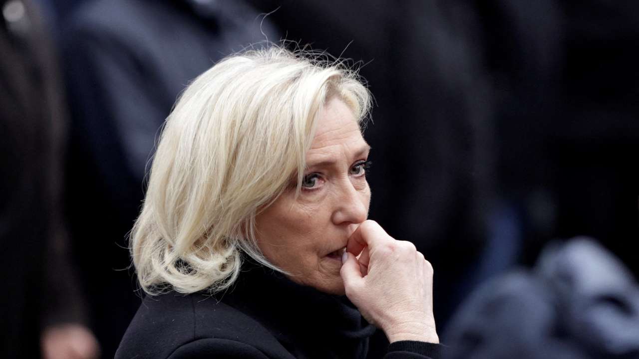 Religious ceremony in homage of late French far right's Jean-Marie Le Pen, in Paris