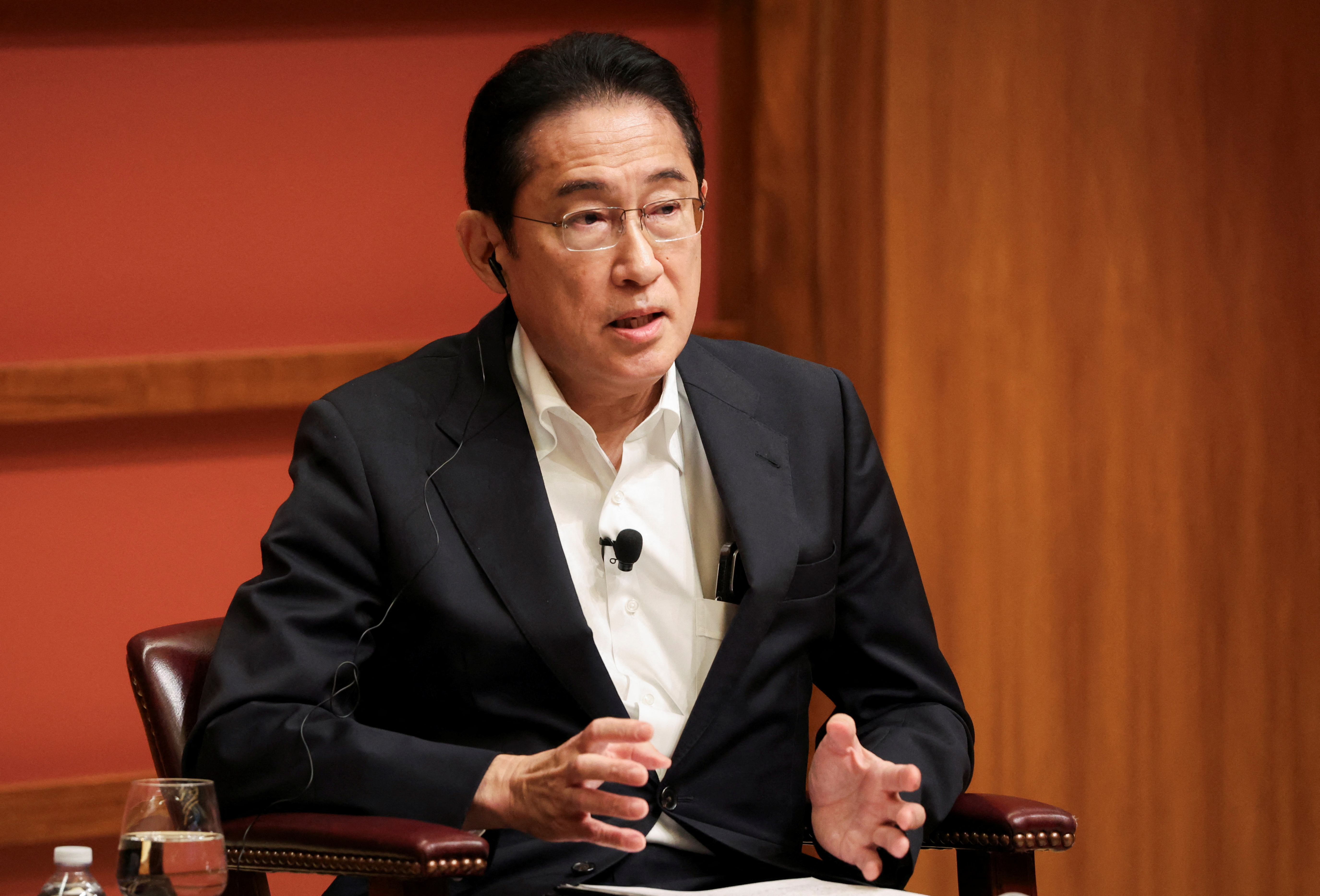 Summit discussion with Japan's PM Fumio Kishida and South Korea's President Yoon Suk Yeol, on the sidelines of APEC summit, at Stanford