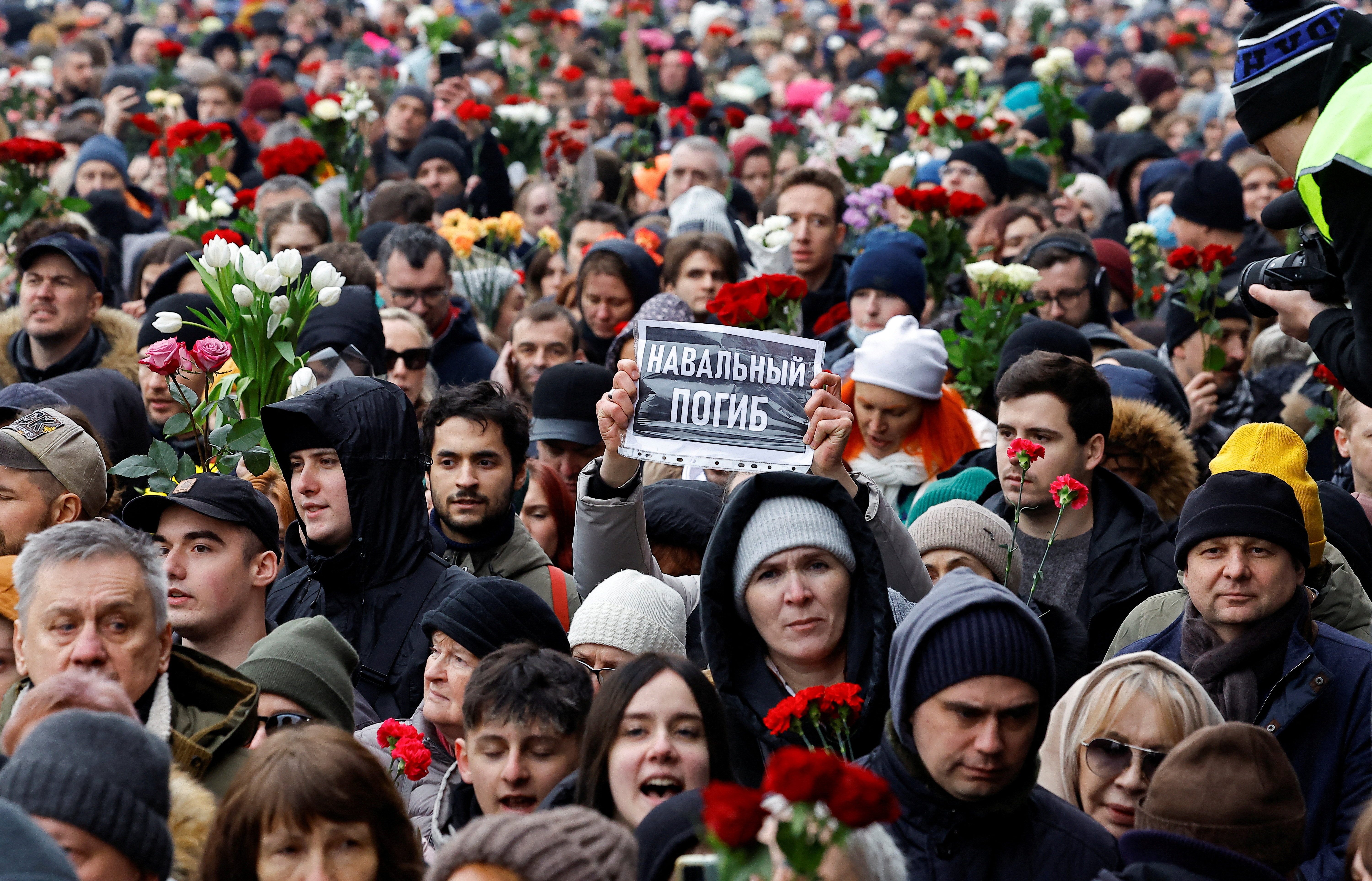 Funeral of Russian opposition leader Alexei Navalny