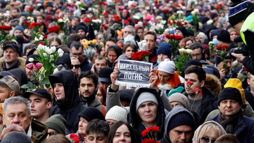 Funeral of Russian opposition leader Alexei Navalny