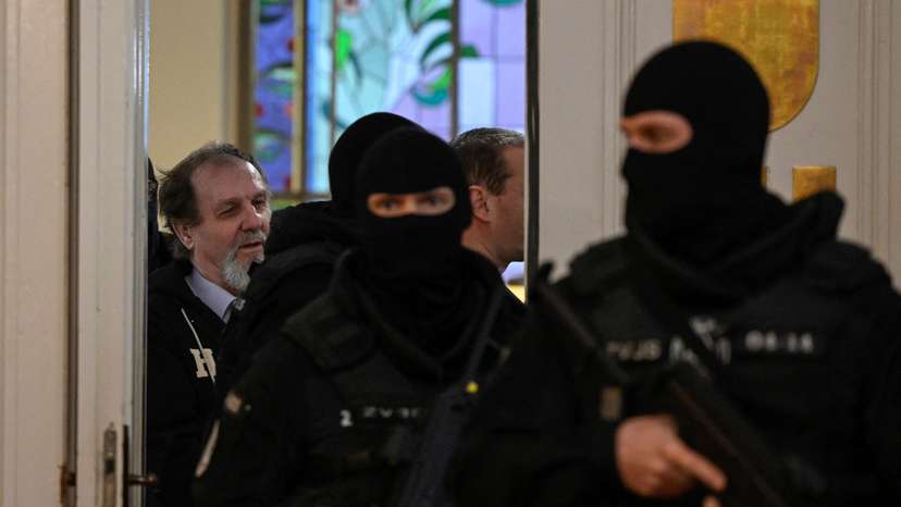 Juraj Cintula, accused of the 2024 attack on Slovak PM Robert Fico, attends the last day of his trial at the Specialised Criminal Court in Banska Bystrica