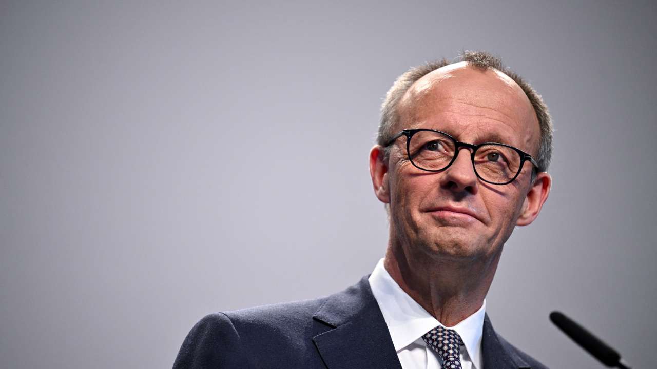 Press conference after CDU/CSU and SPD reached an agreement in coalition talks, in Berlin