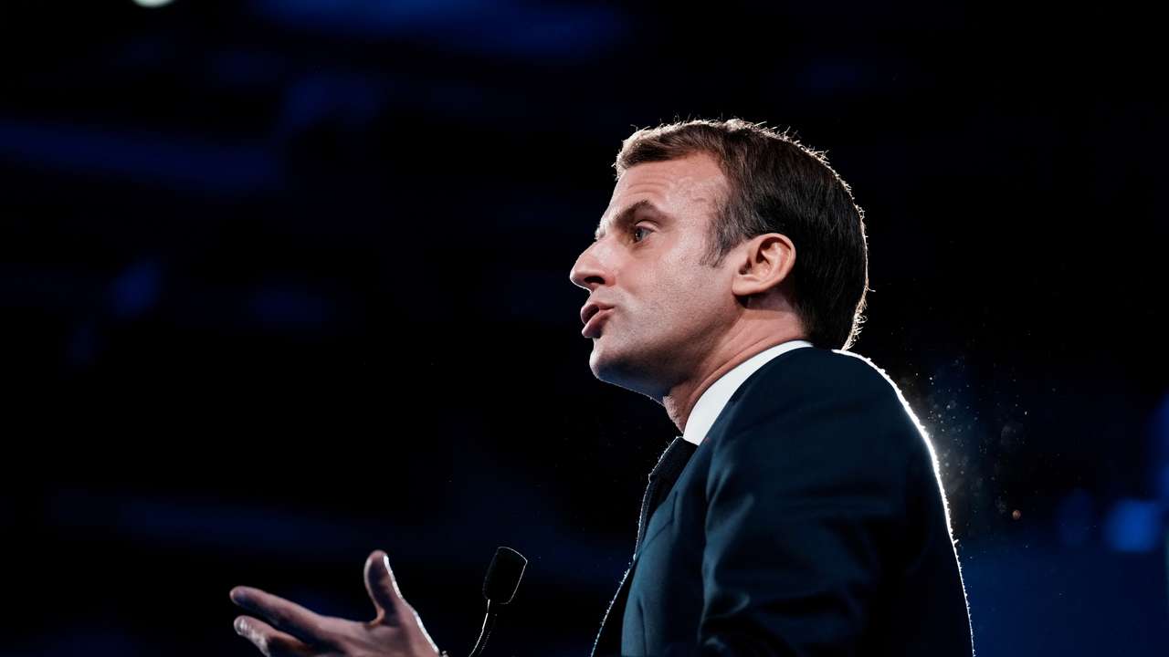 France's Macron speaks at AMF Congress in Paris
