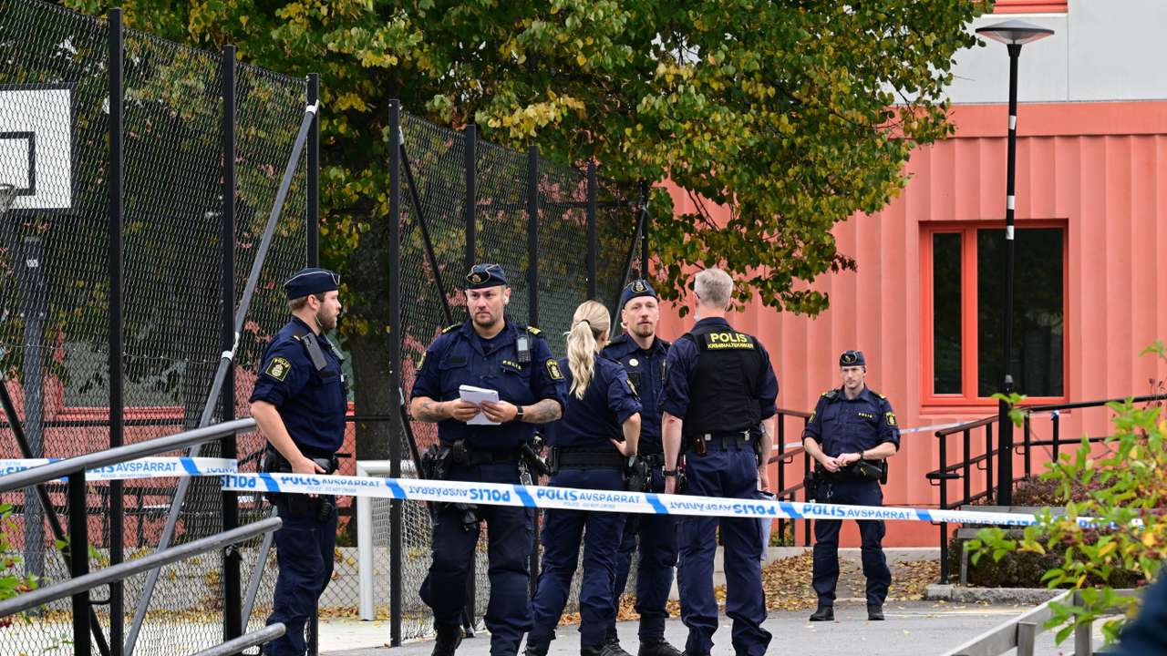 Teenager shot and wounded at Swedish school, suspect apprehended, police say