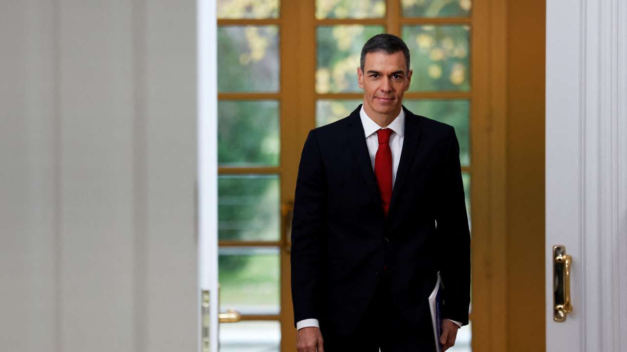 Spain's PM Sanchez holds year-end balance news briefing in Madrid