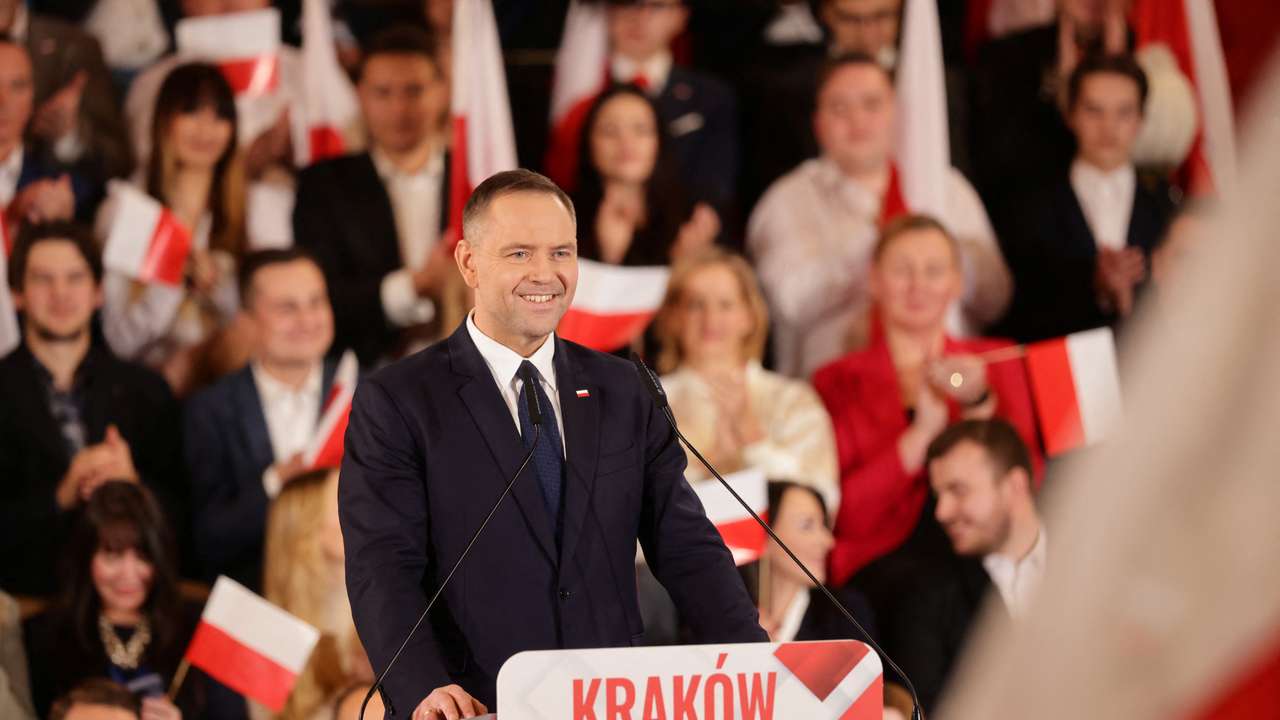 Historian Karol Nawrocki is announced as Poland's main opposition party Law and Justice (PiS) candidate for a presidential election in 2025