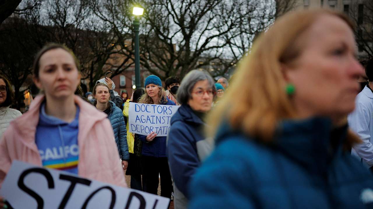 Demonstration in support of Brown University’s Dr. Rasha Alawieh in Providence