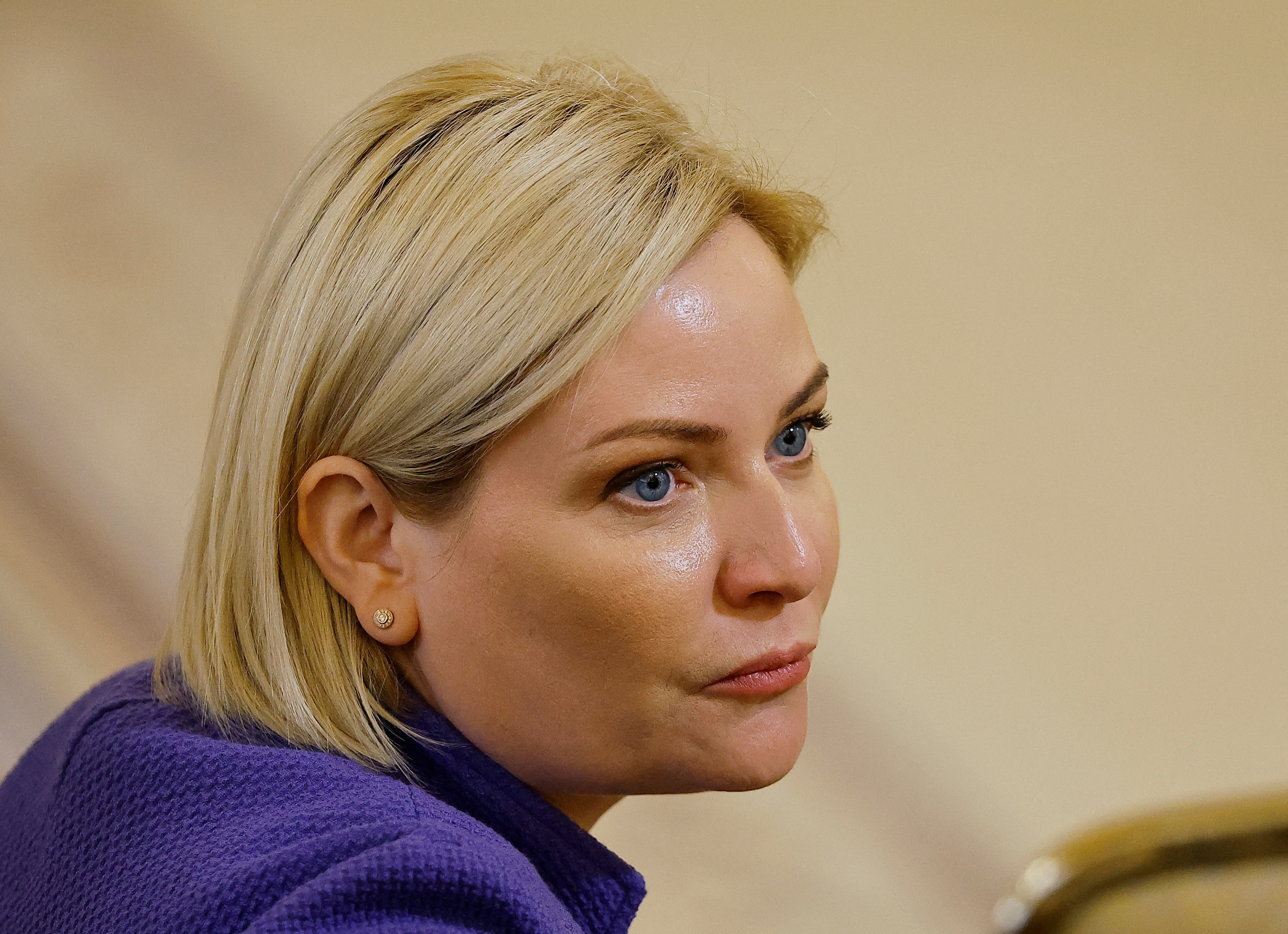 FILE PHOTO: Russian Minister of Culture Olga Lyubimova attends a ceremony in Moscow