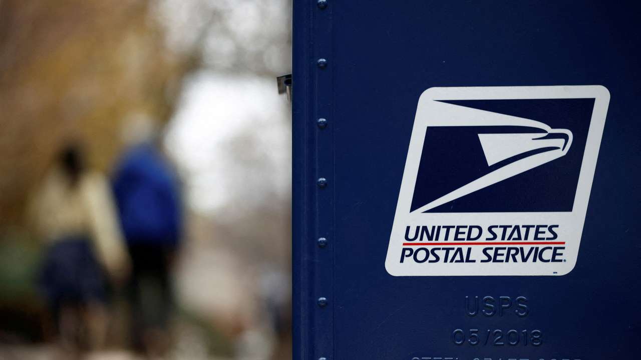 FILE PHOTO: A United States Postal Service (USPS) collection box is pictured in Washington