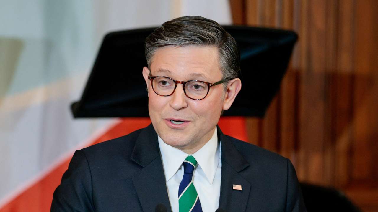 U.S. President Donald participates in the annual Friends of Ireland Luncheon with Ireland's Prime Minister Martin, in Washington