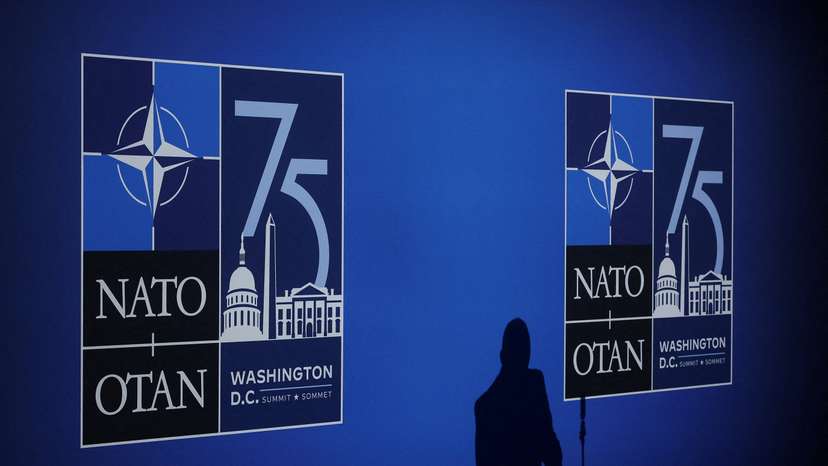 Commemoration of the 75th anniversary of the alliance at a NATO event, in Washington