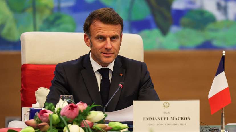 French President Macron visits Vietnam