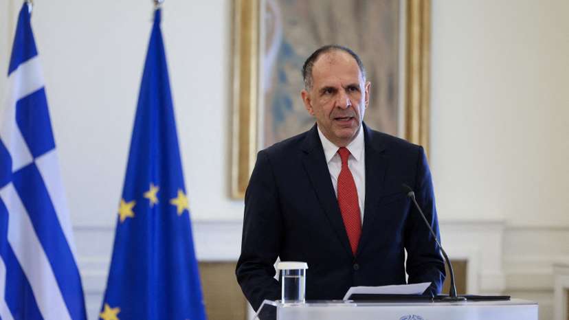 FILE PHOTO: Greek and Palestinian foreign ministers meet in Athens