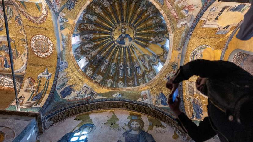 FILE PHOTO: Chora Museum or Kariye Mosque re-opens its doors to visitors and worshippers in Istanbul