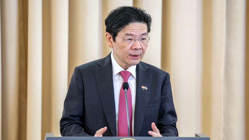 FILE PHOTO: Singapore Prime Minister Lawrence Wong visits Thailand