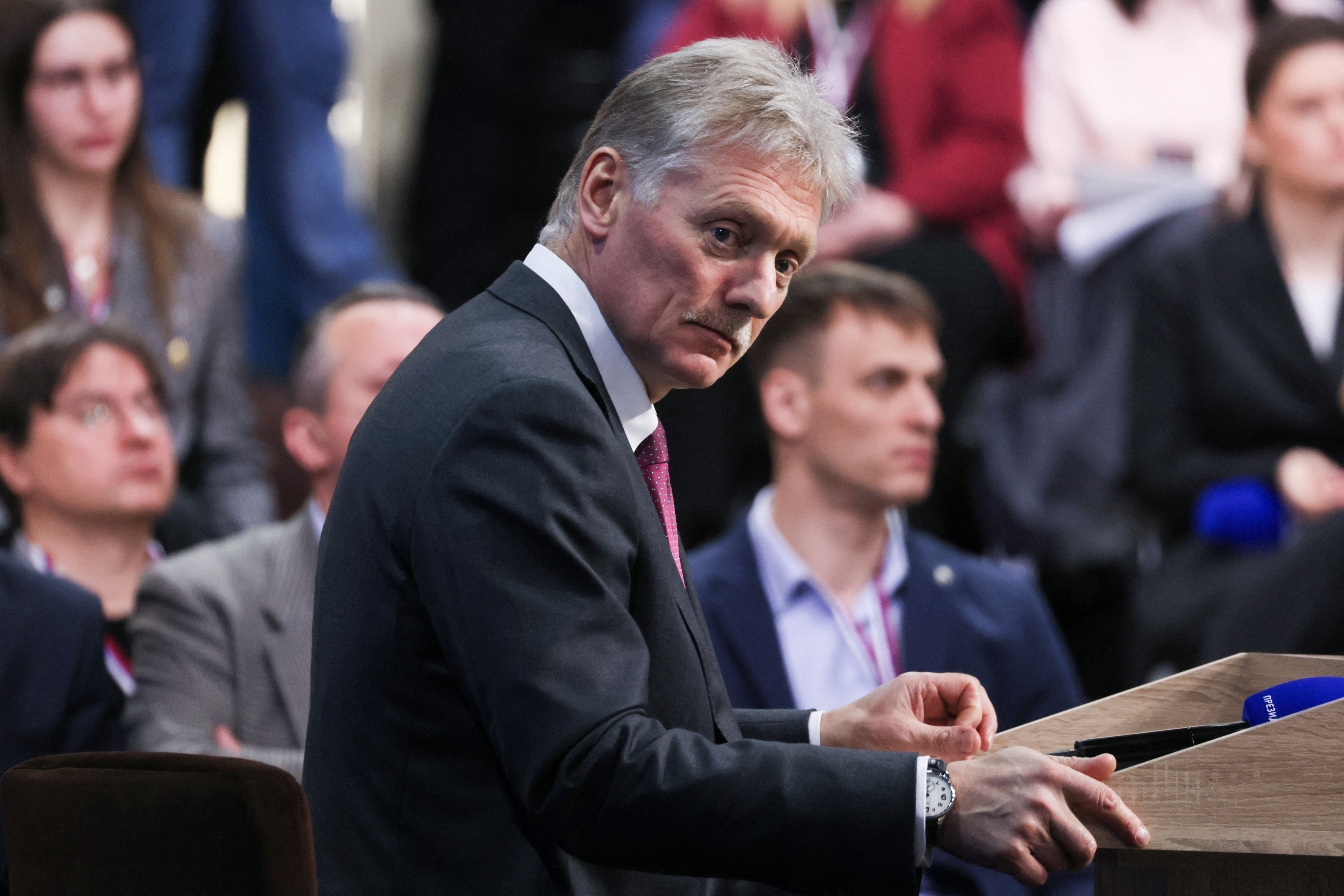 Russian President Putin holds the annual press conference in Moscow