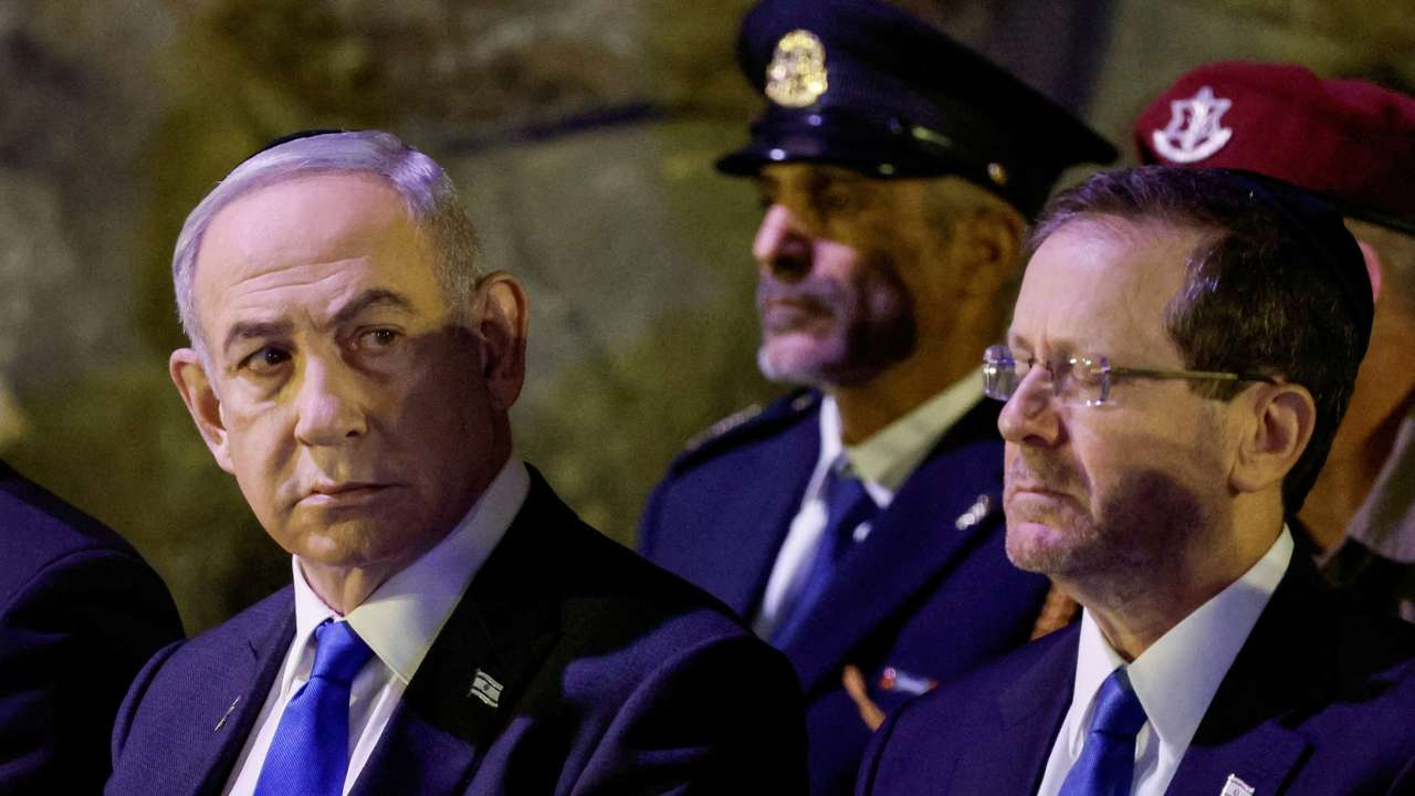 FILE PHOTO: Ceremony to mark Israel's national Holocaust Remembrance Day, in Jerusalem