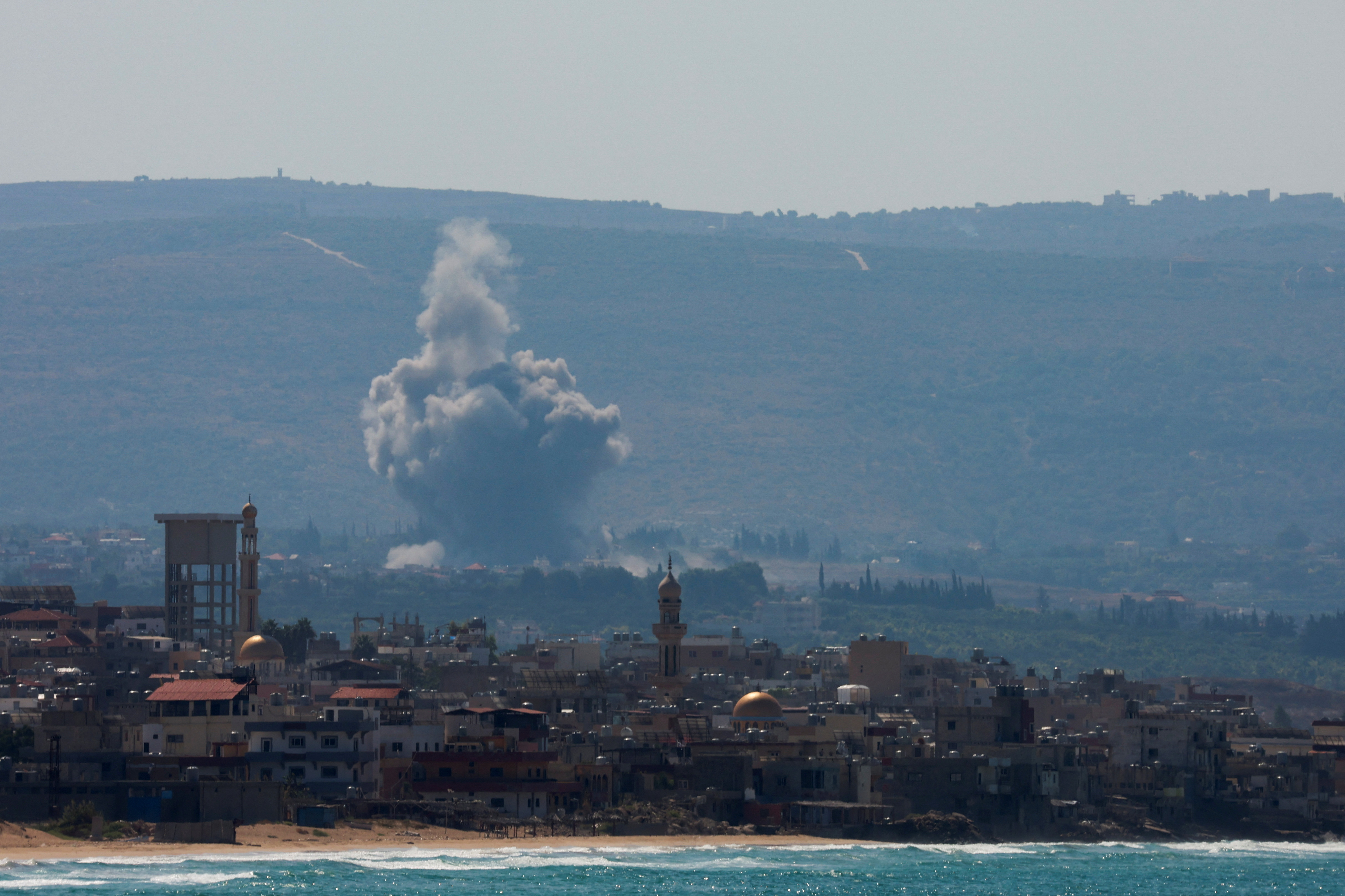 Cross-border hostilities between Hezbollah and Israeli forces