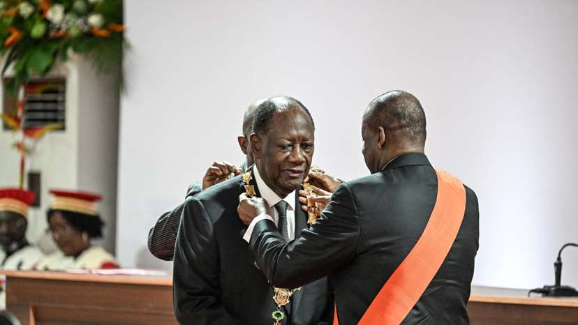 Ivory Coast Ouattara inauguration ceremony