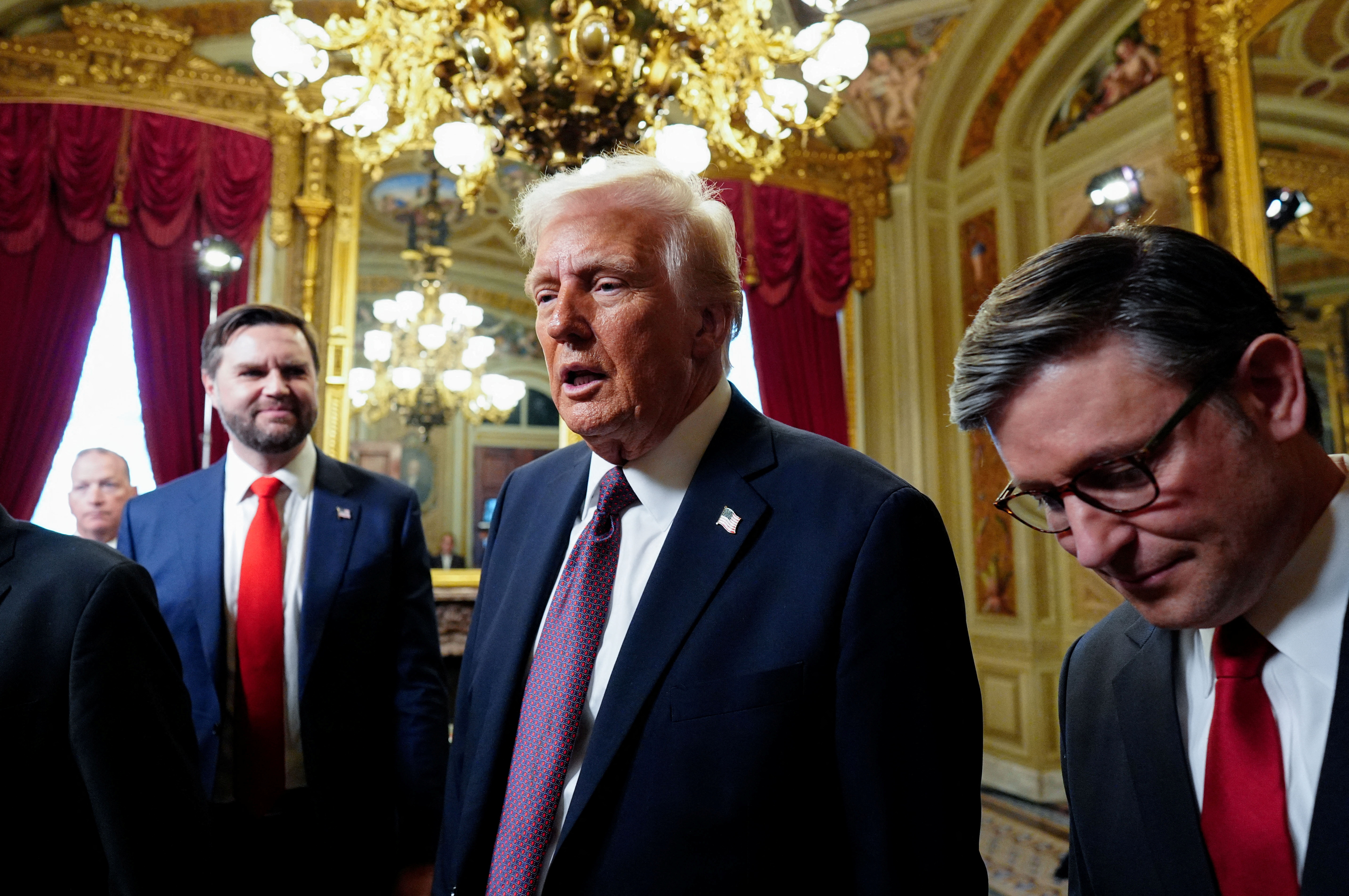 Inauguration ceremony for Trump's second presidential term
