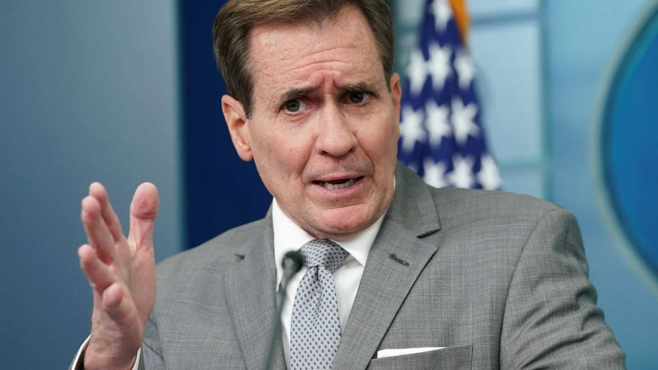 Press briefing at the White House in Washington