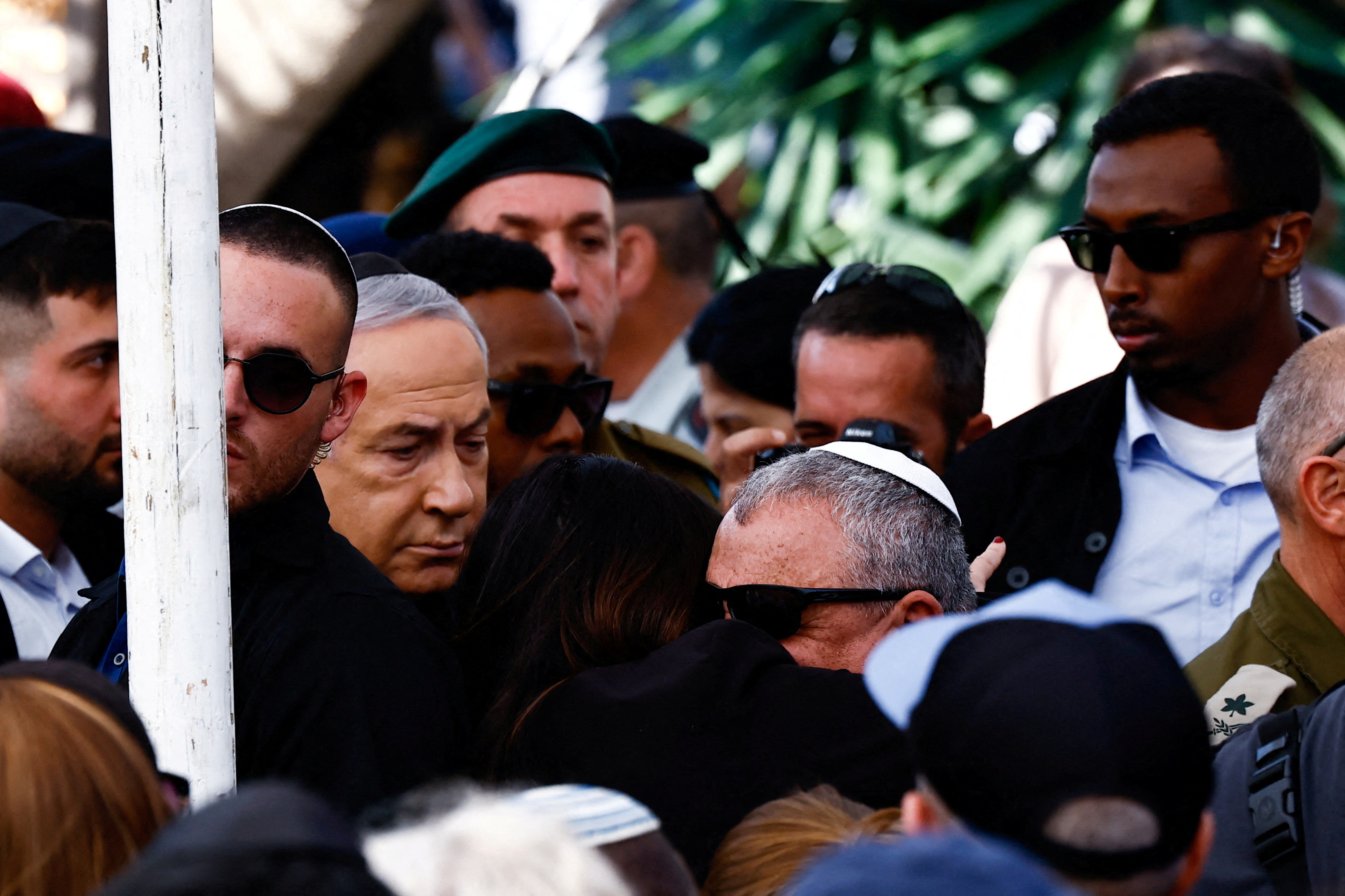 FILE PHOTO: Funeral for Gal Meir Eisenkot, 25, son of Israeli cabinet minister and former military chief Gadi Eizenkot, in Herzliya