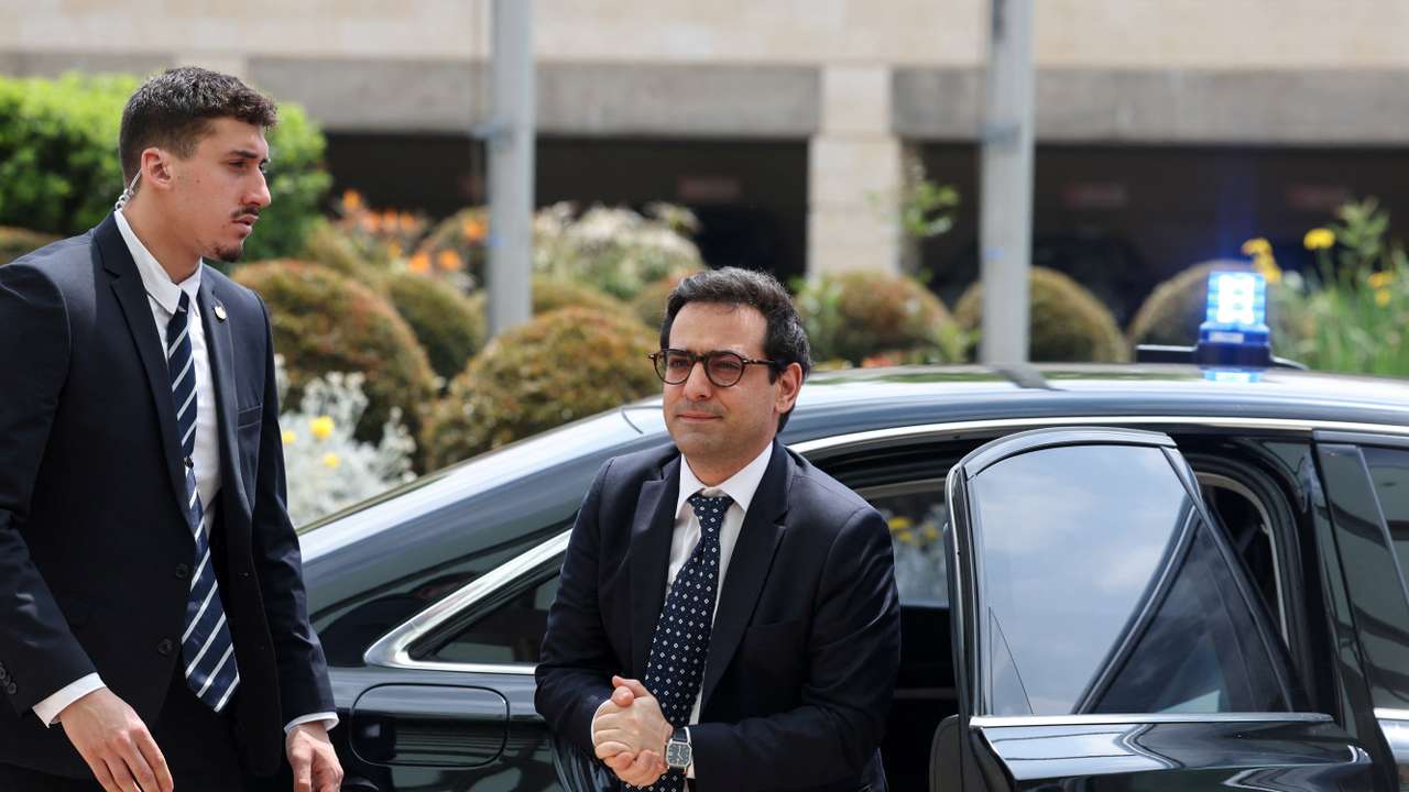 French FM Sejourne meets his Israeli counterpart Israel Katz, in Jerusalem