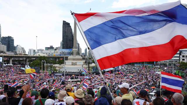 Anti-government protest against Thailand's PM Shinawatra in Bangkok