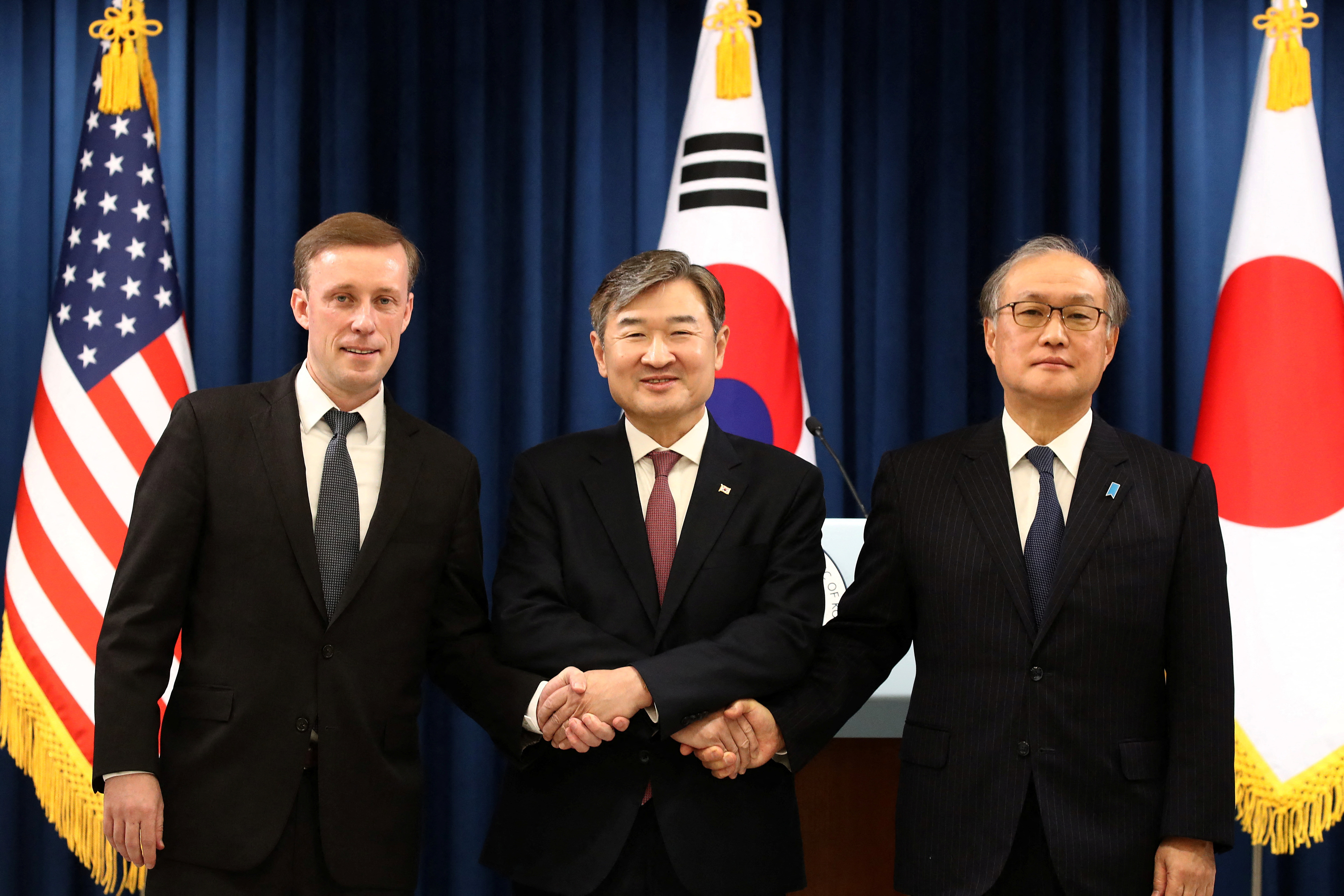 Joint Press Conference For South Korea-U.S.-Japan Trilateral  Meeting